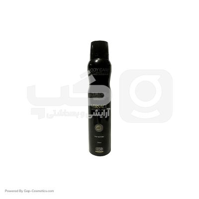 اسپری مردانه ورساچه مشکی  VERSACE BLACK بادی کر BODY CARE حجم 200 میلی لیتر