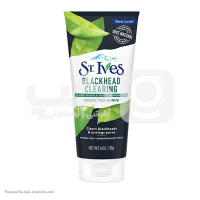 اسکراب پوست سنت ایوز ST.IVES حاوی عصاره چای سبز حجم 621 میلی لیتر