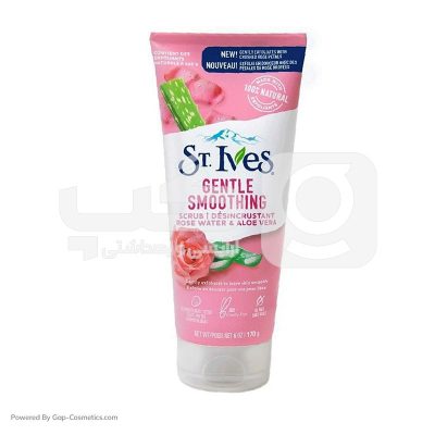اسکراب صورت سنت ایوز  ST.IVES حاوی گل رز و آلوئه ورا حجم 170 گرم