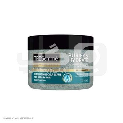 اسکراب کف سر ترزمهTRESEMME  مدل PURIFY AND HYDRATE حجم 300 میلی لیتر