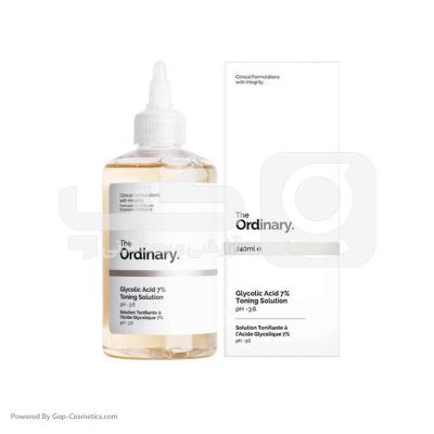 تونر لایه بردار اوردینری ORDINARY حاوی گلیکولیک اسید 7%  حجم 240 میلی لیتر