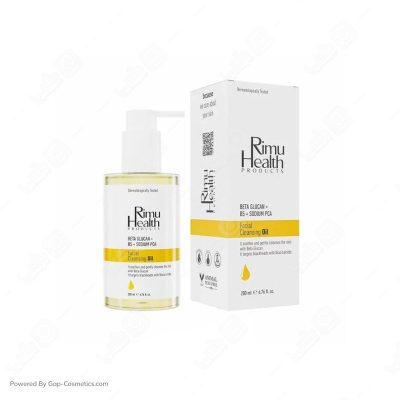 روغن  پاک کننده صورت ریموهلث RIMU HEALTH  حاوی هیالورونیک اسید مناسب پوست خشک حجم 200 میلی لیتر