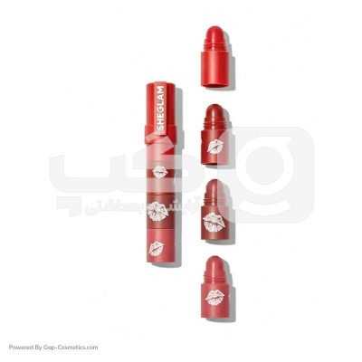 رژ لب چهار تیکه شیگلم SHEGLAM مدل پتال استاک PETAL STACK