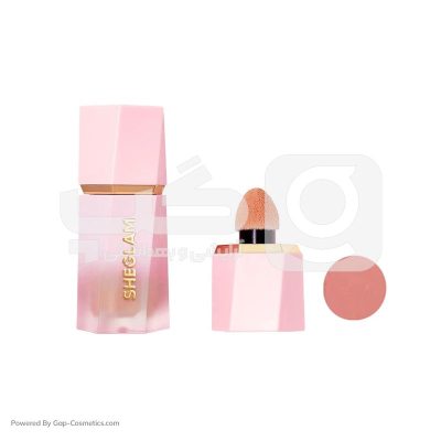 رژگونه مایع شیگلم SHEGLAM رنگ هاش هاش HUSH HUSH حجم 5/2 میلی لیتر