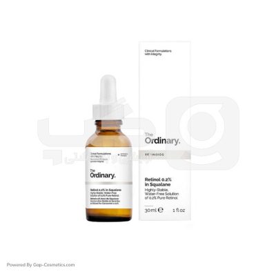 سرم ضد چروک اوردینری ORDINARY حاوی رتینول 0.2%  حجم 30 میلی لیتر
