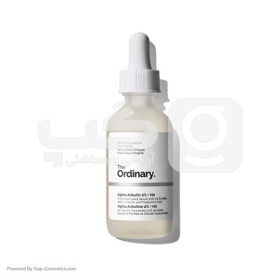 سرم ضدلک آلفا اوردینری  ORDINARY حاوی اربوتین و هیالورونیک اسید حجم 30 میلی لیتر