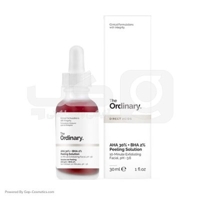 سرم لایه بردار پیلینگ اوردینری ORDINARY حاوی آلفا هیدروکسی اسید و بتا هیدروکسی اسید BHA-AHA حجم 30 میلی لیتر