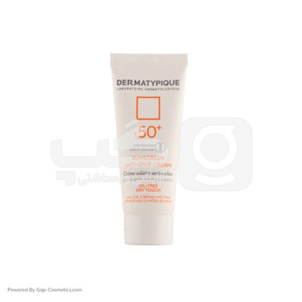 کرم ضد آفتاب ضد لک SPF 50 درماتیپیک Dermatypique مناسب پوست کدر و مستعد لک حجم 40 میلی لیتر