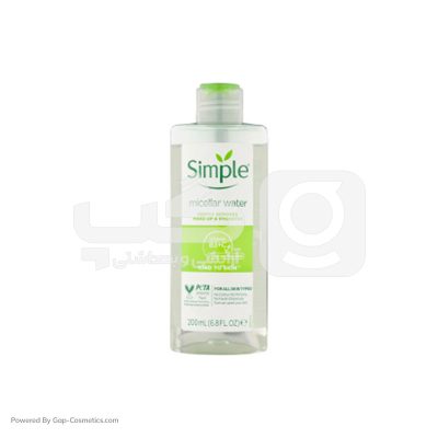 میسلار واتر سیمپل SIMPLE مناسب انواع پوست حجم 150 میلی لیتر