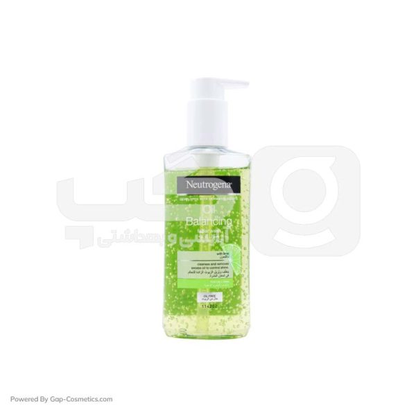ژل شستشوی نوتروژینا NEUTROGENA مدل لیمو مناسب پوست چرب حجم 200 ملی لیتر