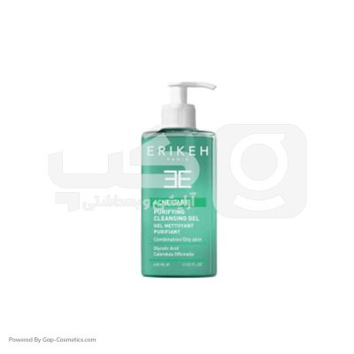 ژل پاک کننده صورت اریکه ERIKEH مدل ACNE CARE مناسب پوست های مختلط و چرب حجم 400 میلی لیتر