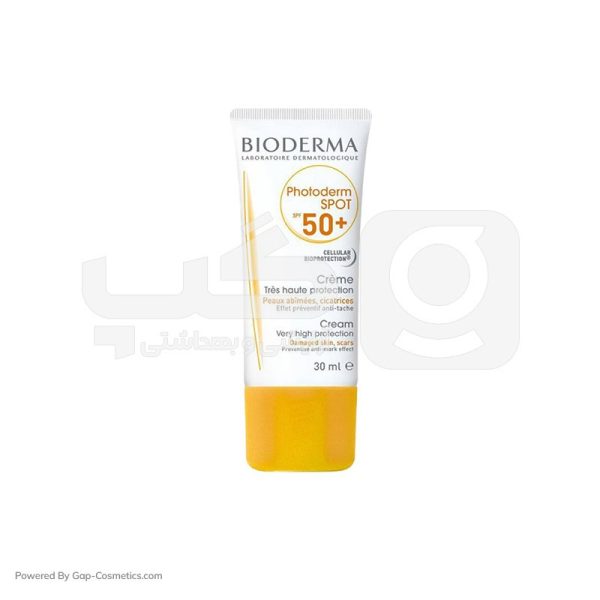 کرم ضد آفتاب بی رنگ  بایودرما BIODERMA مدل فتودرم اسپات PHOTODERM SPOT حجم 30 میلی لیتر