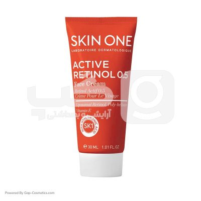 کرم ضد چروک صورت اسکین وان SKIN ONE مدل اکتیو رتینول 0.5 حجم 30 میلی لیتر
