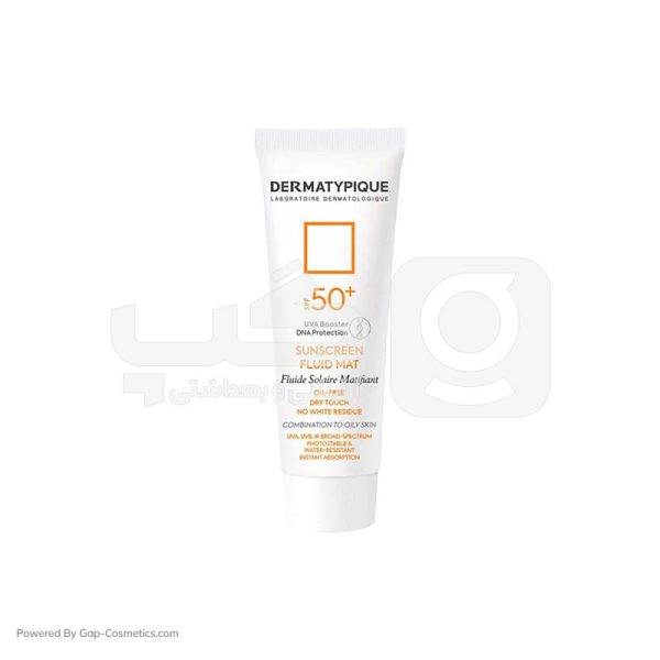 کرم ضد آفتاب SPF50 بي رنگ درماتیپیک Dermatypique مناسب پوست چرب و مختلط حجم 50 میلی لیتر