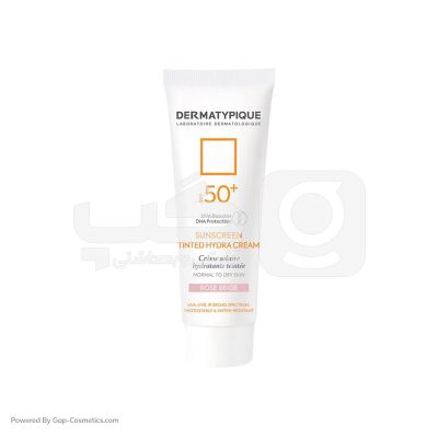 کرم ضد آفتاب SPF 50 درماتیپیک Dermatypique مدل رزبژ مناسب پوست خشک و نرمال حجم 50 میلی لیتر