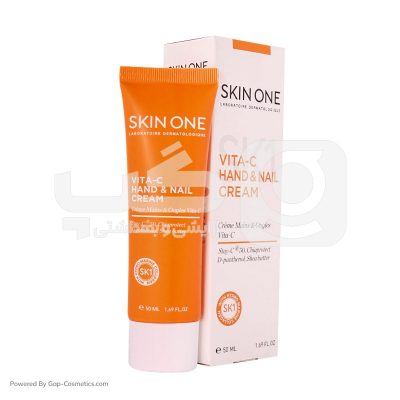 کرم مرطوب کننده دست و ناخن اسکین وان SKIN ONE مدل ویتامین سی VITA-C حجم 50 میلی لیتر