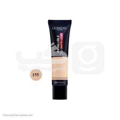 کرم پودر اینفالیبل اورال LOREAL شماره 155 حجم 30 میلی لیتر
