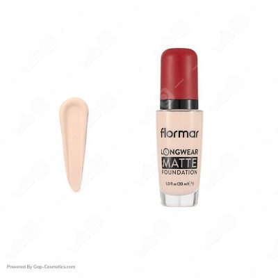 کرم پودر فلورمار FLORMAR مدل لانگ ور LONG WEAR شماره 20 حجم 30 میلی لیتر