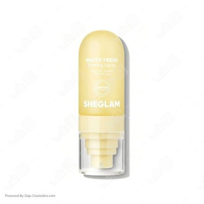 اسپری شیگلم SHEGLAM مدل مات رفرش MATTE REFRESH رنگ زرد حجم 55 میلی لیتر