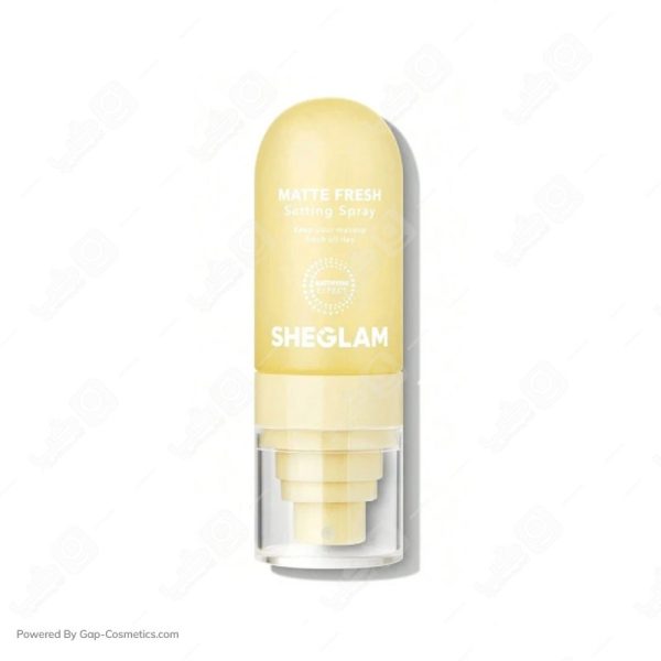 اسپری شیگلم SHEGLAM مدل مات رفرش MATTE REFRESH رنگ زرد حجم 55 میلی لیتر