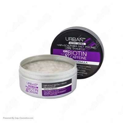 اسکراب سر Urban Care مدل ضد ریزش حاوی بیوتین و کافئین Biotin & Caffeine