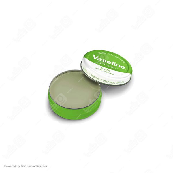کرم نرم کننده لب وازلین VASELINE مدل ALOE حجم 20 گرم