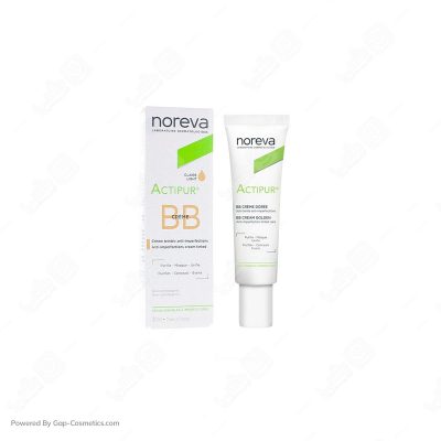 بی بی کرم روشن ضد جوش نوروا  NOREVA BB CREME مدل اکتیپور ACTIPUR مناسب پوست های مختلط، چرب و مستعد جوش حجم 30 میلی لیتر