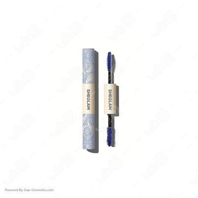 ریمل حجم دهنده دو سر شیگلم SHEGLAM مدل آبی BLUE حجم 8 میلی لیتر