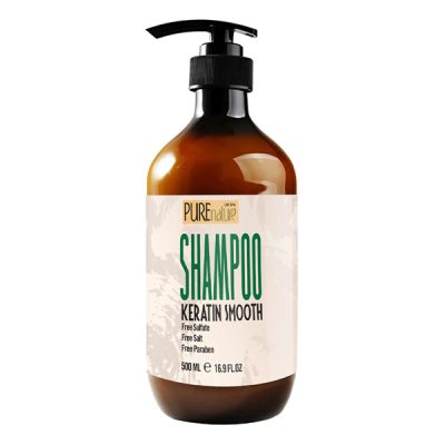 شامپو تقویت کننده مو پیورنیچر مدل Keratin Smooth حجم 500 میل