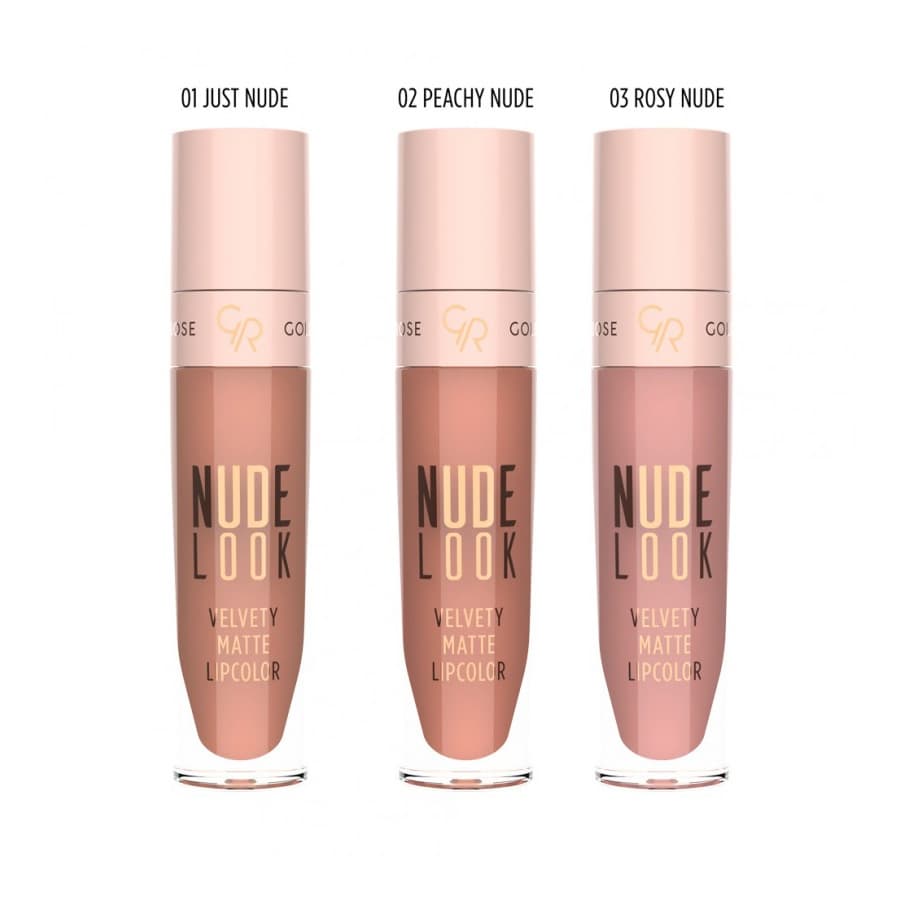 IMG_3083 رژ لب مایع مات نود لوک گلدن رز - Image 1