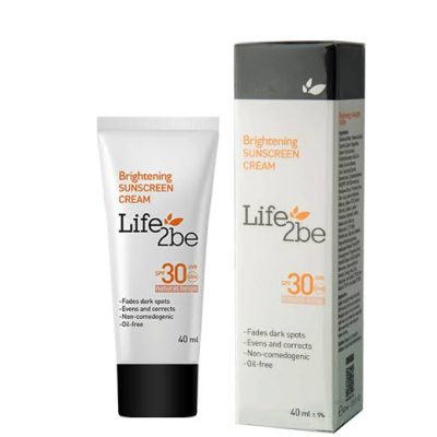 کرم ضد آفتاب روشن کننده spf30 لایف توبی Life 2be
