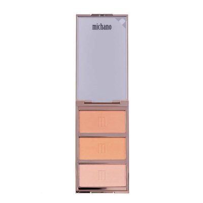 پالت رژگونه 3 رنگ شماره 430 میچانو MICHANO Blush Palette
