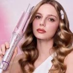 فر کننده مو شیگلم (کرلی) سایز ۲۵ رنگ صورتی طرح جدید ( uk plug ) - تصویر 4